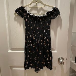 Garage off the shoulder romper